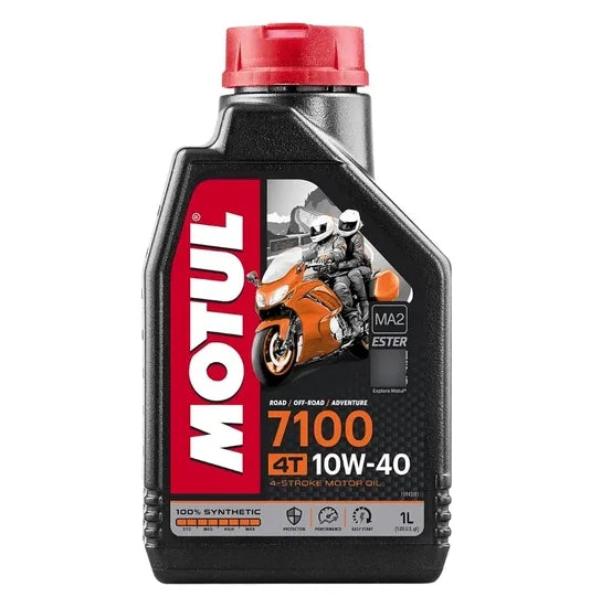 ACEITE PARA MOTOR A GASOLINA 4 TIEMPOS MOTUL 7100 10W40 1L SINTETICO